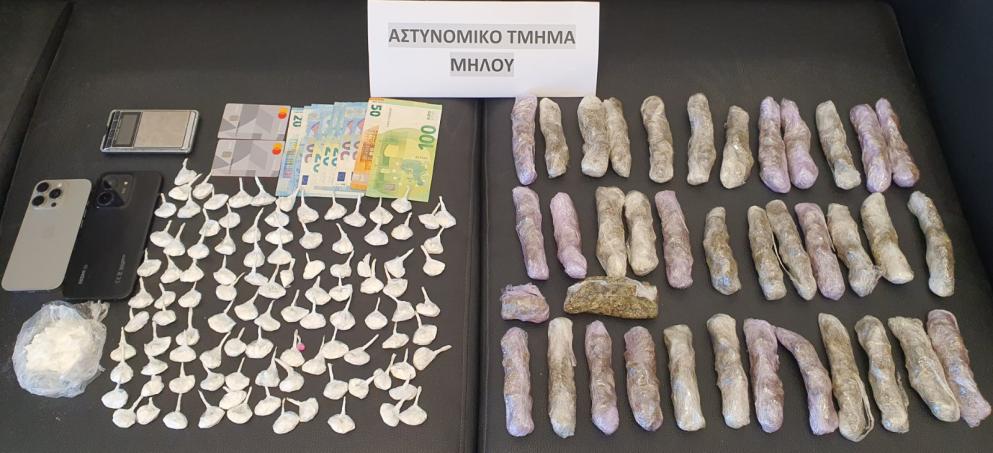 Μήλος: Σύλληψη 24χρονου για διακίνηση ναρκωτικών