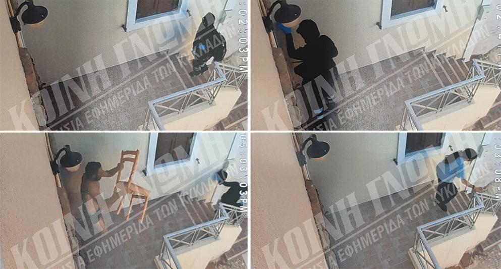 Καρέ καρέ τα κρίσιμα λεπτά της άφιξης του θύματος και της καταδίωξης 