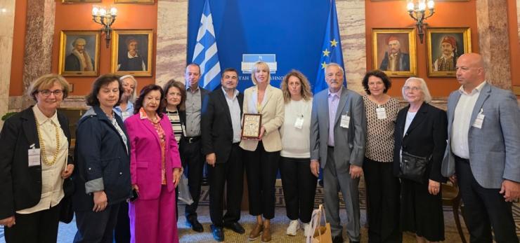 Κ. Μονογυιού: Υποδέχθηκε την Ομοσπονδία Συλλόγων Μικρών Κυκλαδονήσων