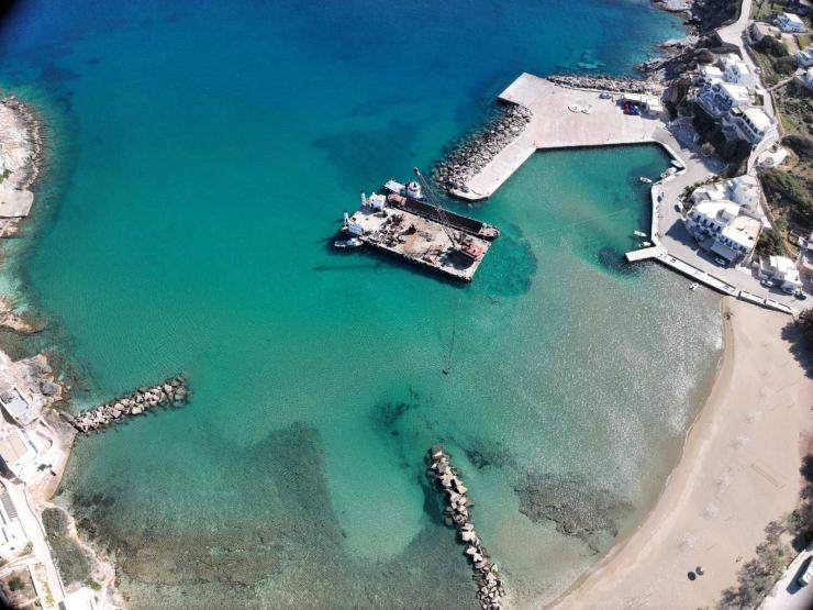 Σε τροχιά υλοποίησης η αναβάθμιση του λιμανιού της Σικίνου