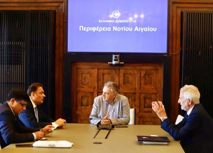 Επίσκεψη του Πρέσβη του Πακιστάν στην Περιφέρεια Νοτίου Αιγαίου