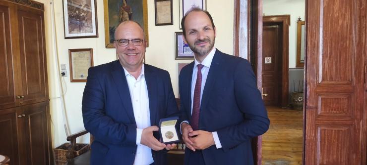 Συνάντηση Αλέξη Αθανασίου με τον Επιτετραμμένο της Πρεσβείας της Αυστρίας