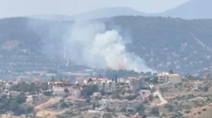 Φωτιά στα Σπάτα κοντά στο κτήμα Νάσιουτζικ