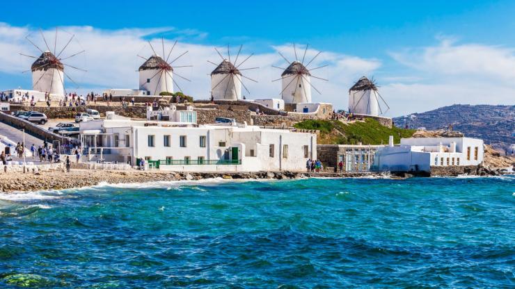 Προχωρούν οι εργασίες στους ιστορικούς ανεμόμυλους της Μυκόνου