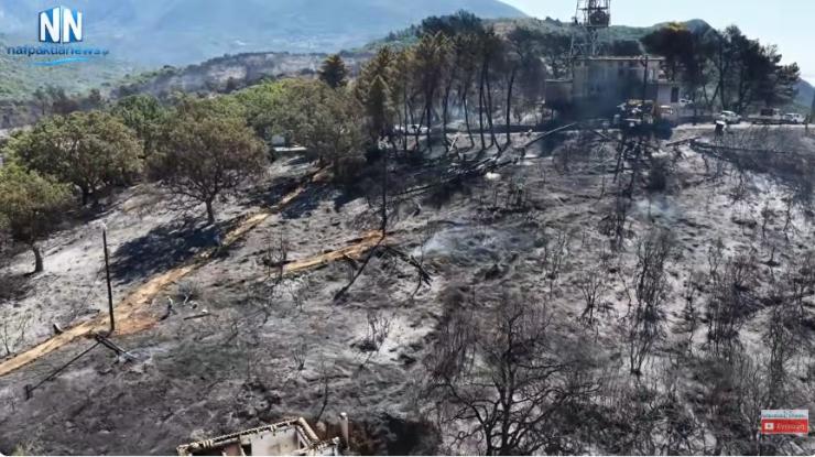 Φωκίδα: Συγκλονιστικές εικόνες από drone με τις καταστροφές στο Σκάλωμα
