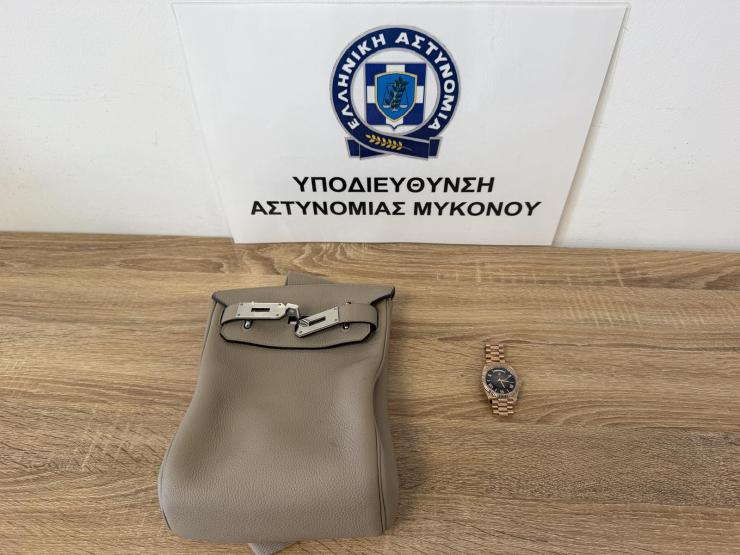 Εξιχνιάστηκε άμεσα αφαίρεση αντικειμένων μεγάλης αξίας στη Μύκονο