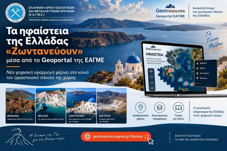 Από τη Σαντορίνη έως τη Νίσυρο: Τα ηφαίστεια της Ελλάδας «ζωντανεύουν» τη γεωλογική ιστορία του Αιγαίου