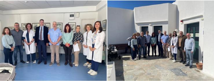 Επίσκεψη ιατρικού κλιμακίου του Νοσοκομείου Σύρου στη Σίφνο
