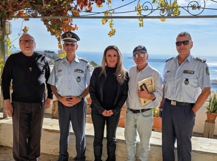 Εθιμοτυπική επίσκεψη στην Ιερά Μονή Αγίου Ιωάννη Βαπτιστού των Καπουκίνων