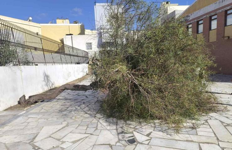 4ο Πειραματικό Δημοτικό Ερμούπολης: Ανακυκλωμένος τάπητας για ασφάλεια των μαθητών 