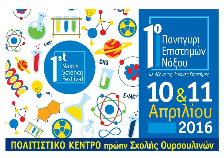 1ο Πανηγύρι Επιστημών στη Νάξο 