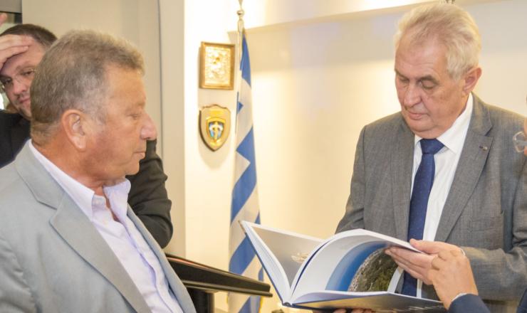 Με τον Τσέχο Πρόεδρο συναντήθηκε ο Πρόεδρος του Περιφερειακού Συμβουλίου 