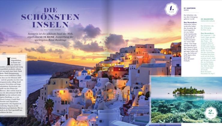 Η Σαντορίνη σε αυστριακό περιοδικό