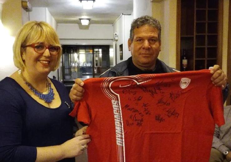 Ο τυχερός της συλλεκτικής φανέλας του Γ. Πρίντεζη