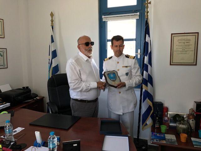 Στο Λιμεναρχείο και το Λιμενικό Ταμείο Μυκόνου ο Π. Κουρουμπλής