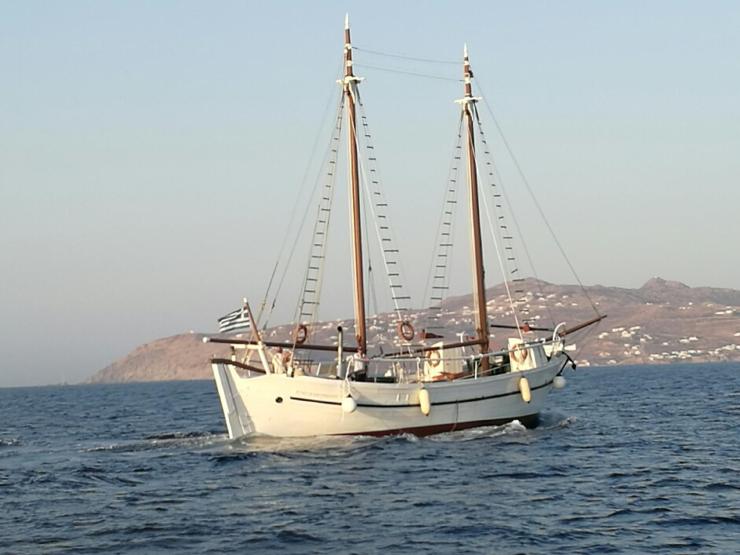 Το ιστορικό ιστιοφόρο "Ευαγγελίστρια" επιστρέφει στη Μύκονο 