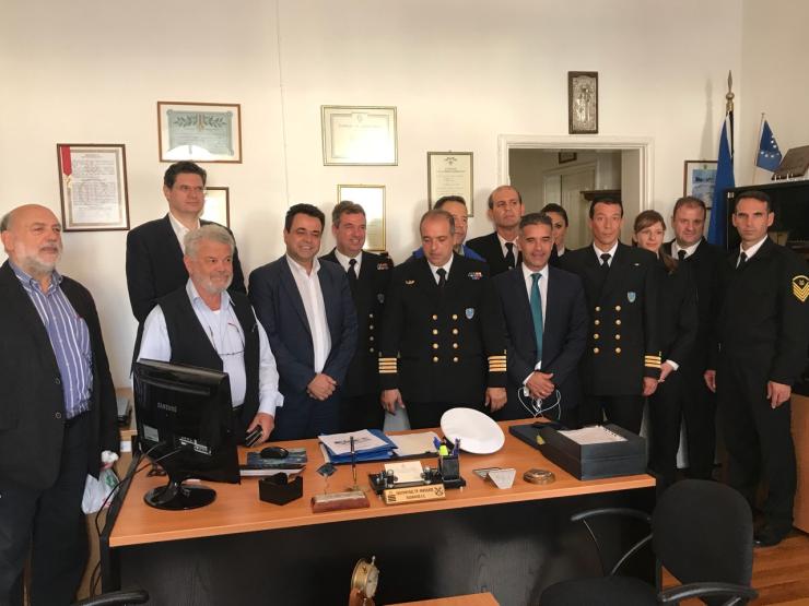 Σε Λιμεναρχείο Σύρου και ΑΕΝ ο Υφυπουργός Ναυτιλίας