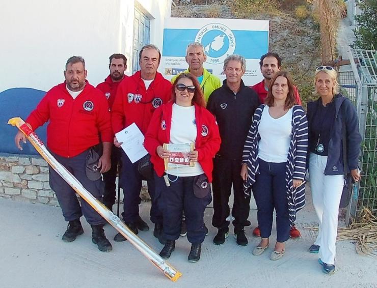 Δωρεά εξοπλισμού στην ΕΟΔ Πάρου 