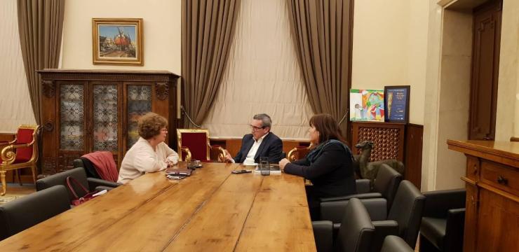 Συνάντηση Χατζημάρκου με τη ΓΓ του Υπ. Πολιτισμού