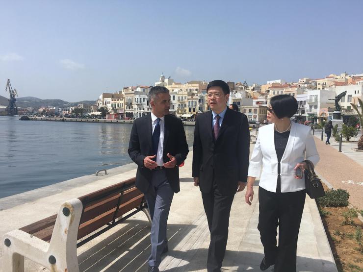 Συνάντηση Μαραγκού με τον Πρέσβη της Κίνας στην Ελλάδα