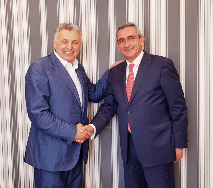 Συνάντηση Γ. Χατζημάρκου και Μ. Παπαβασιλείου με  τον Πρόεδρο της Ellinair