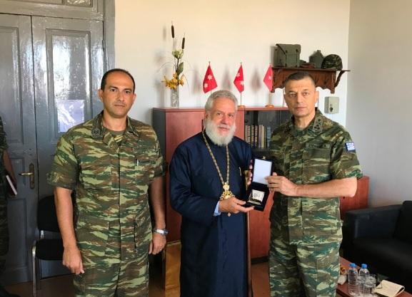 Τον Αρχηγό του Γενικού Επιτελείου Στρατού υποδέχθηκε ο κκ. Δωρόθεος Β΄ 