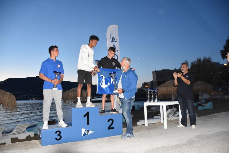 Απονομές για το Πανελλήνιο Πρωτάθλημα Laser 4.7