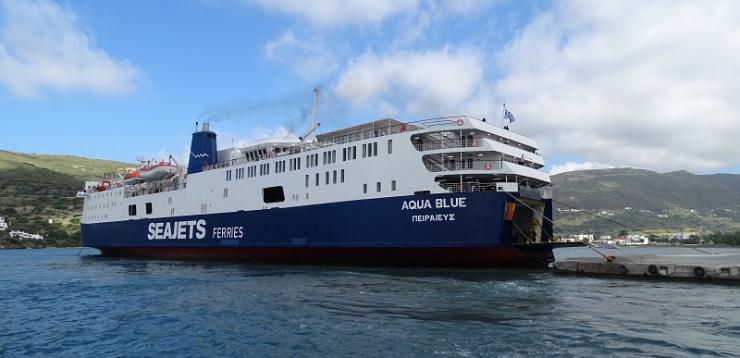 Αδυναμία προσέγγισης πλοίου στην Άνδρο 