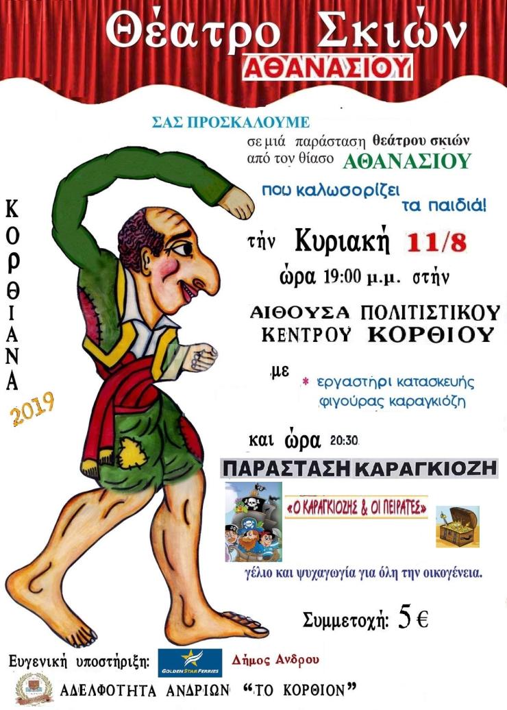ΚΟΡΘΙΑΝΑ 2019 – Εκδηλώσεις στον Πολυχώρο Κορθίου