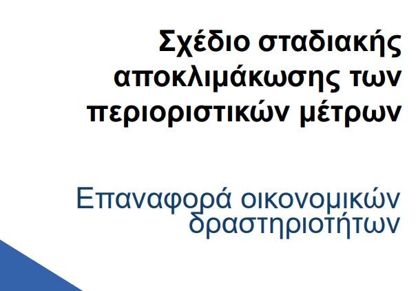 Όλες οι δραστηριότητες που επαναλειτουργούν από 6 Ιουνίου 