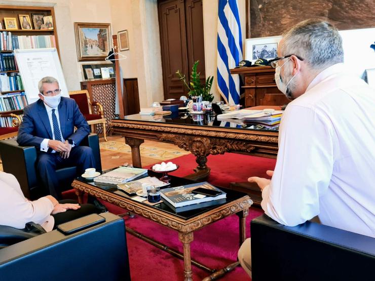 Επίσκεψη του Πρέσβη της Αυστραλίας στον Γ. Χατζημάρκο 