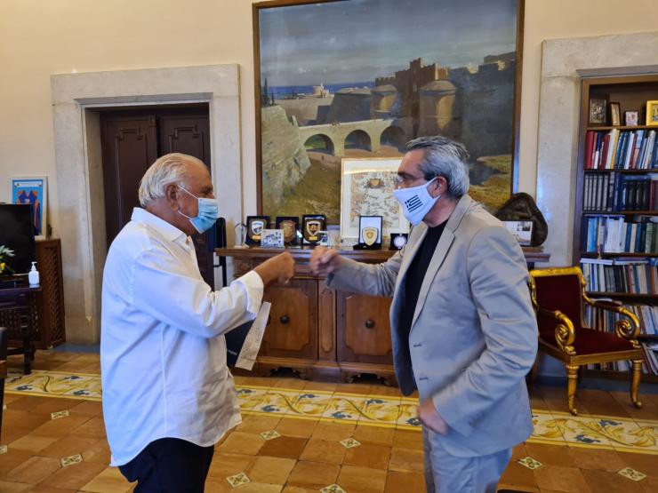 Συνάντηση Χατζημάρκου με τον πρόεδρο της Ισραηλινής Α.Ε. ARKIA AIRLINES