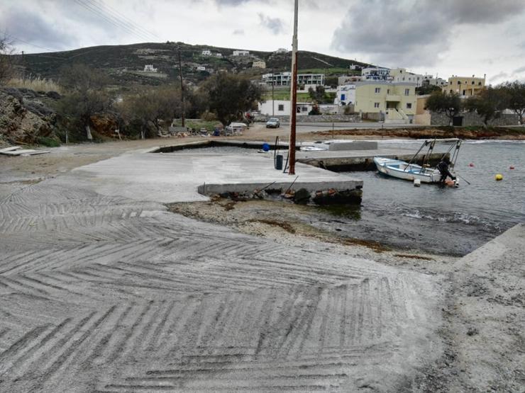 Παρεμβάσεις στο παραλιακό τμήμα της Αζολίμνου 