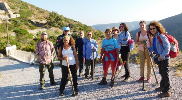 Σε πλήρη ανάπτυξη τα περιηγητικά - πεζοπορικά δίκτυα της Π.Ε. Νάξου