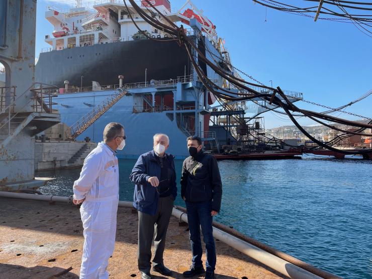 O Γενικός Γραμματέας Επαγγελματικής Εκπαίδευσης του Υπ. Παιδείας στο Νεώριο
