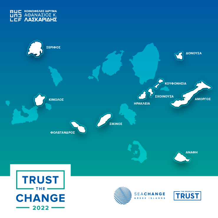 "TRUST THE CHANGE 2022" σε δέκα νησιά των Κυκλάδων 