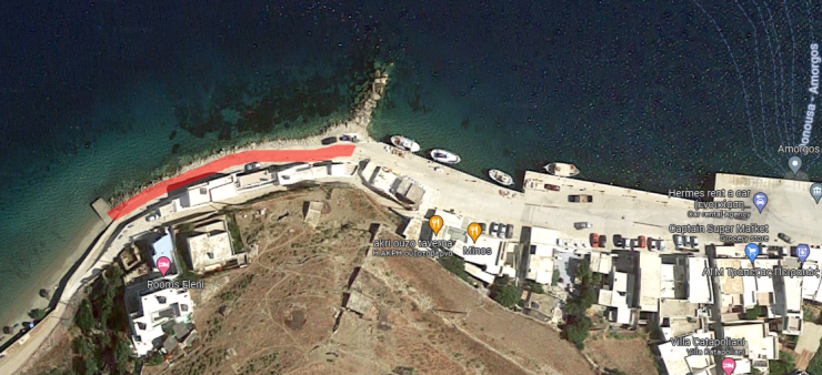 Κλείσιμο δρόμου προς Κάτω Ακρωτήρι Καταπόλων Αμοργού