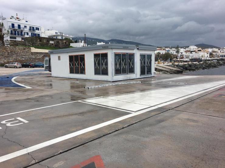 Ξεκίνησε η κατασκευή του υδατοδρομίου Τήνου:Ολοκληρώνεται η εγκατάσταση των χερσαίων υποδομών τον Μάρτη