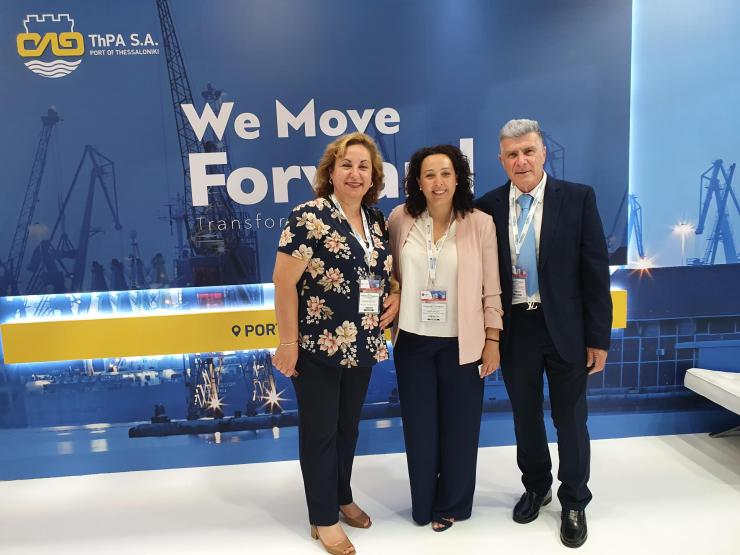 Η πρόεδρος του ΔΛΤΣ, Κ. Μαραγκού στη διεθνή ναυτιλιακή έκθεση «Ποσειδώνια 2022»