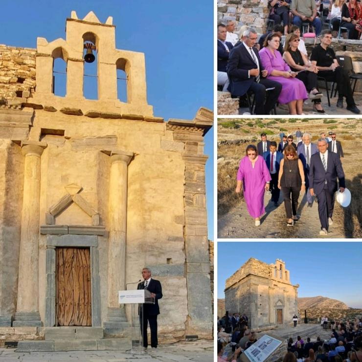 Ο Περιφερειάρχης Γ. Χατζημάρκος στα θυρανοίξια της Επισκοπής Σικίνου