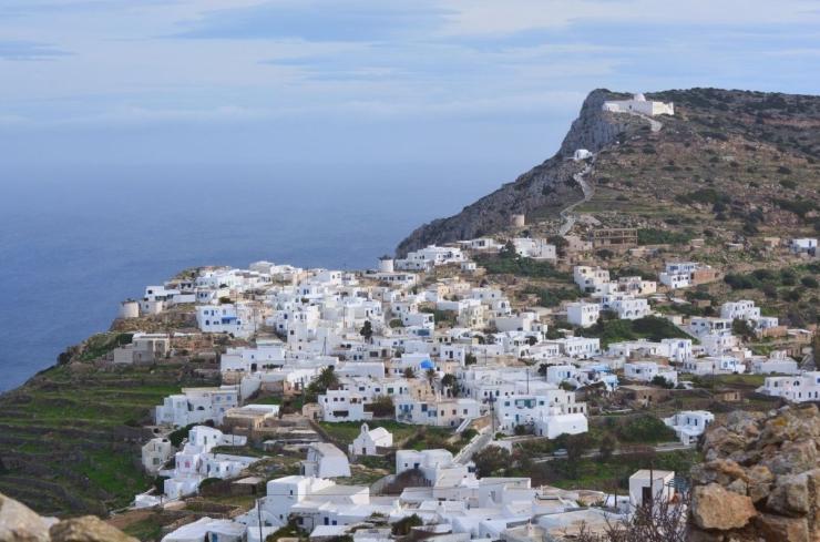 Πλακόστρωση περιοχής Γαλανός Χώρας Σικίνου από την ΠNAI