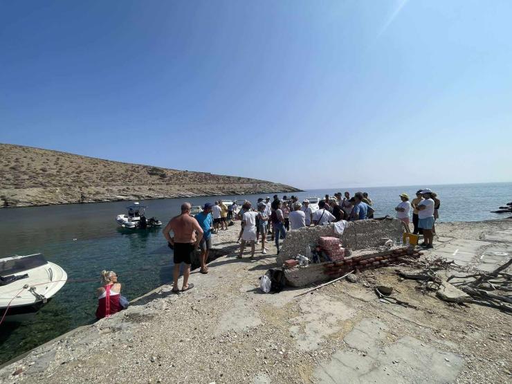 ΟΦΤΣΣ: Καθάρισε τη θαλάσσια προστατευόμενη περιοχή της Γυάρου