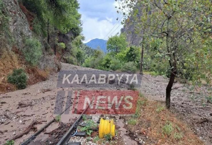 Καλάβρυτα: Επιχείρηση απεγκλωβισμού περίπου 90 επιβατών του Οδοντωτού