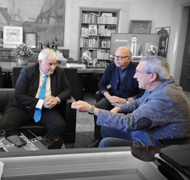 Συνάντηση Χατζημάρκου και Λεονταρίτη με τον γ.γ. του Υπουργείου Δικαιοσύνης, Πάνο Αλεξανδρή