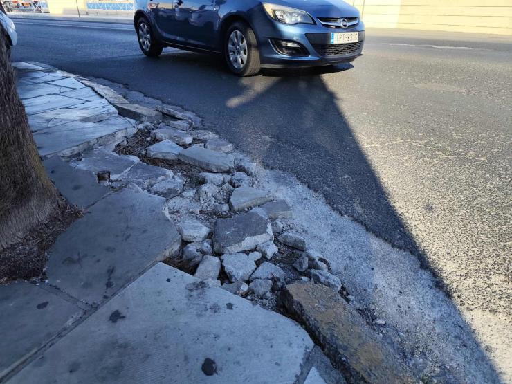 “Ελλοχεύει” κίνδυνος για οδηγούς και πεζούς 