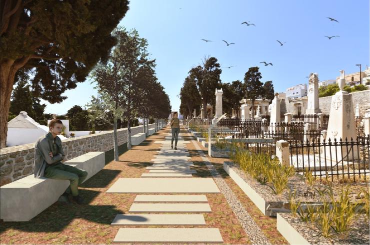 Αρχιτεκτονική πρόταση ανάδειξης των ταφικών μνημείων 