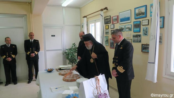 Ποιμαντική επίσκεψη στην Πολεμική Ναυτική Βάση των Αγκαθωπών