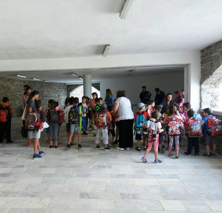 Αγιασμός στο νέο Δημοτικό Σχολείο Κέας