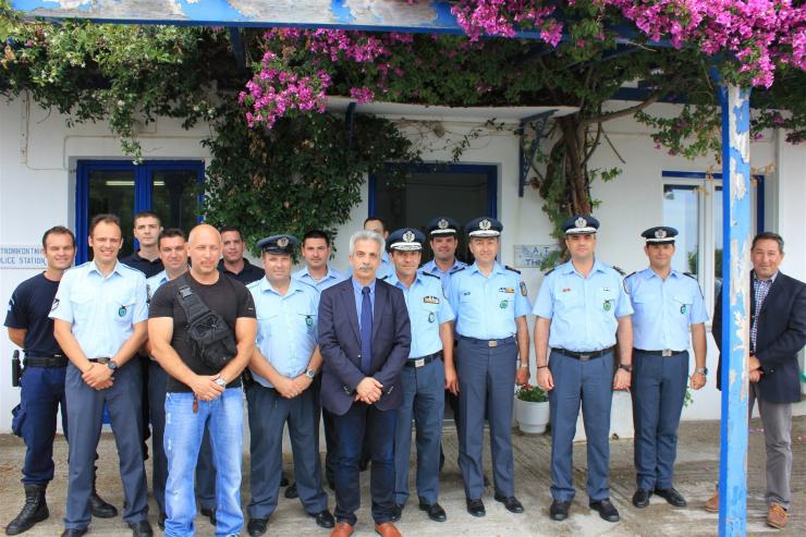 Περιοδεία του Γενικού Γραμματέα Δημόσιας Τάξης στις Κυκλάδες