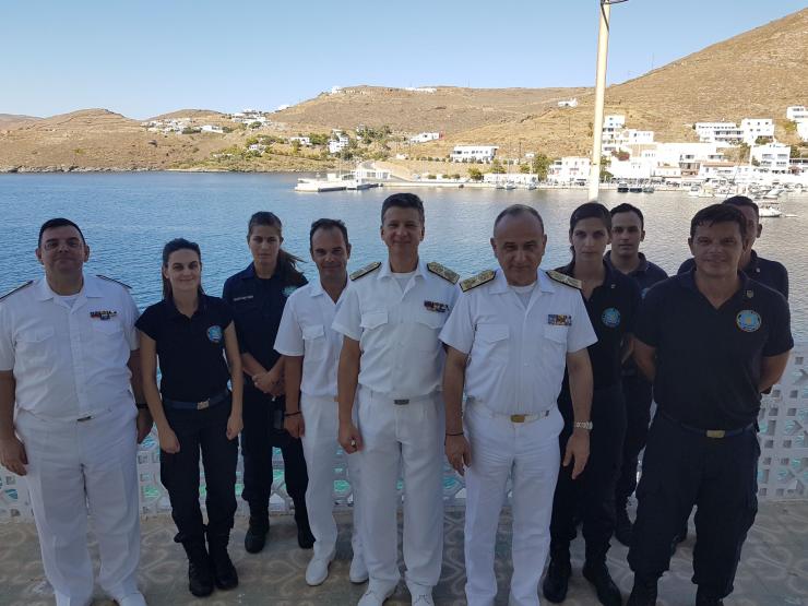 Επίσκεψη Αρχηγού Λιμενικού Σώματος σε Κέα και Κύθνο